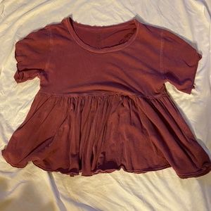 Free People Peplum Top